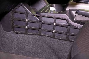Toyota Tacoma Molle Panel - Center Console - Fishbone Offroad - FB25312 - Black textured powder coat - `16-`27